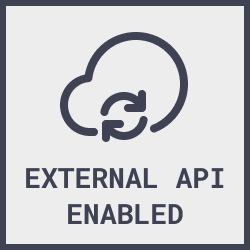 External API Enabled