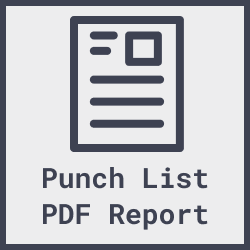 PDF Report Punch List